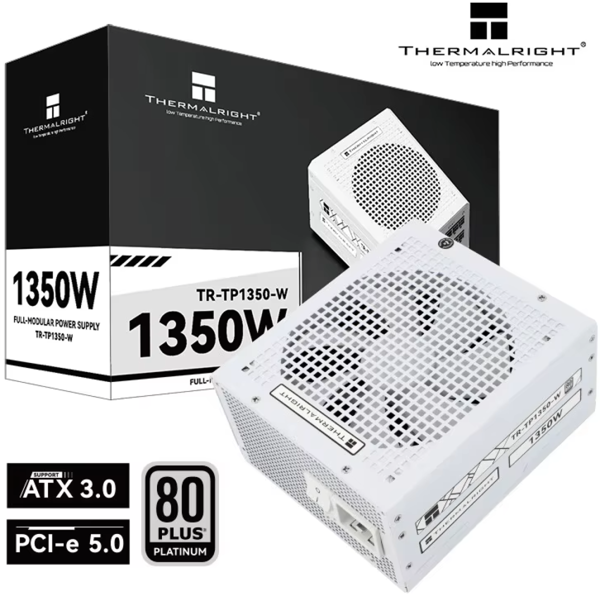 Thermalright TP1350 1350W Full Modular 80PLUS Platinum - White Thermalright TP1350 1350W Full Modular 80PLUS Platinum - White